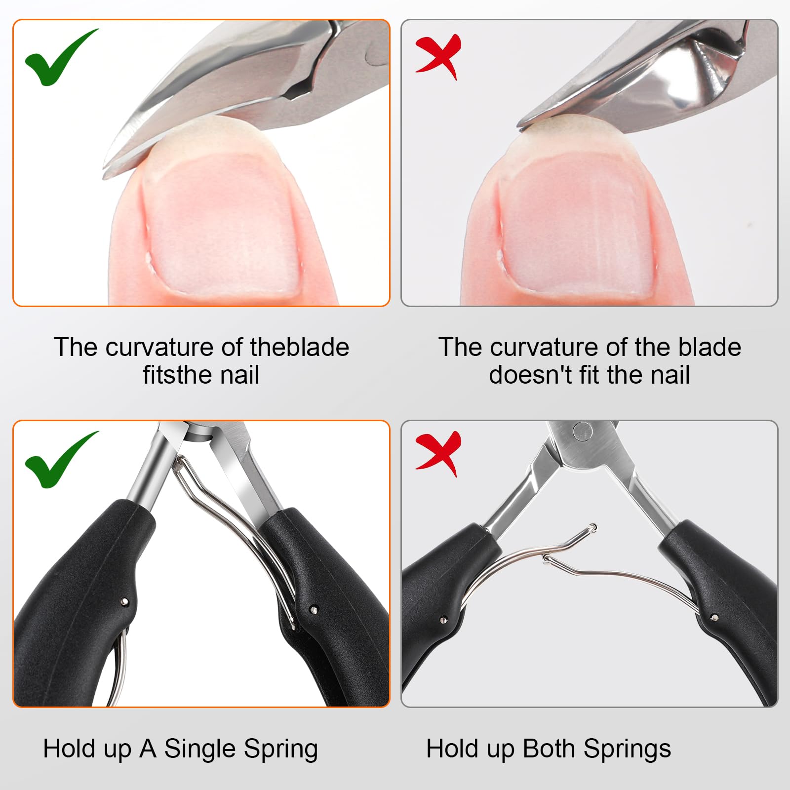 YHOVID Acier inox allemand, lames ultra-affûtées pour des coupes nettes et durables.