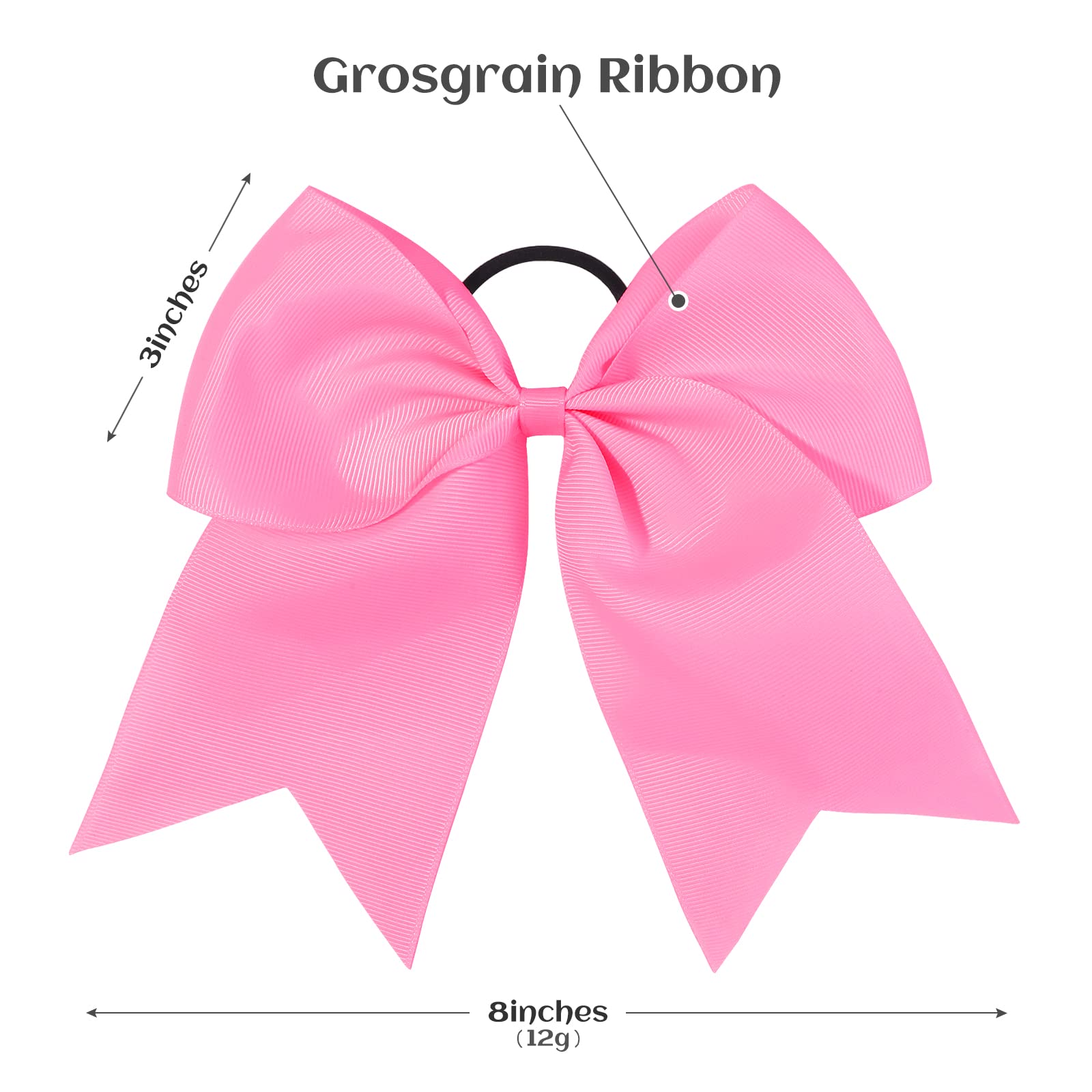 Nœud rose YHXX YLEN avec ruban grosgrain, durable et fait main pour l'usage quotidien.