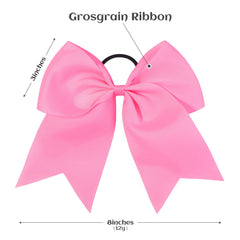 Nœud rose YHXX YLEN avec ruban grosgrain, durable et fait main pour l'usage quotidien.