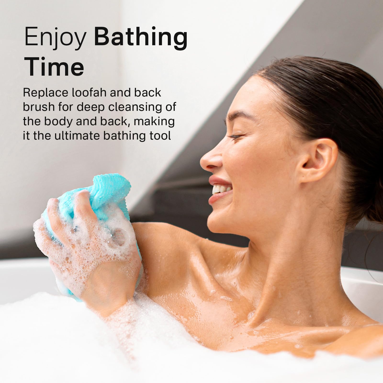 Gant exfoliant Yiclick – voyage compact pour exfoliation en déplacement.