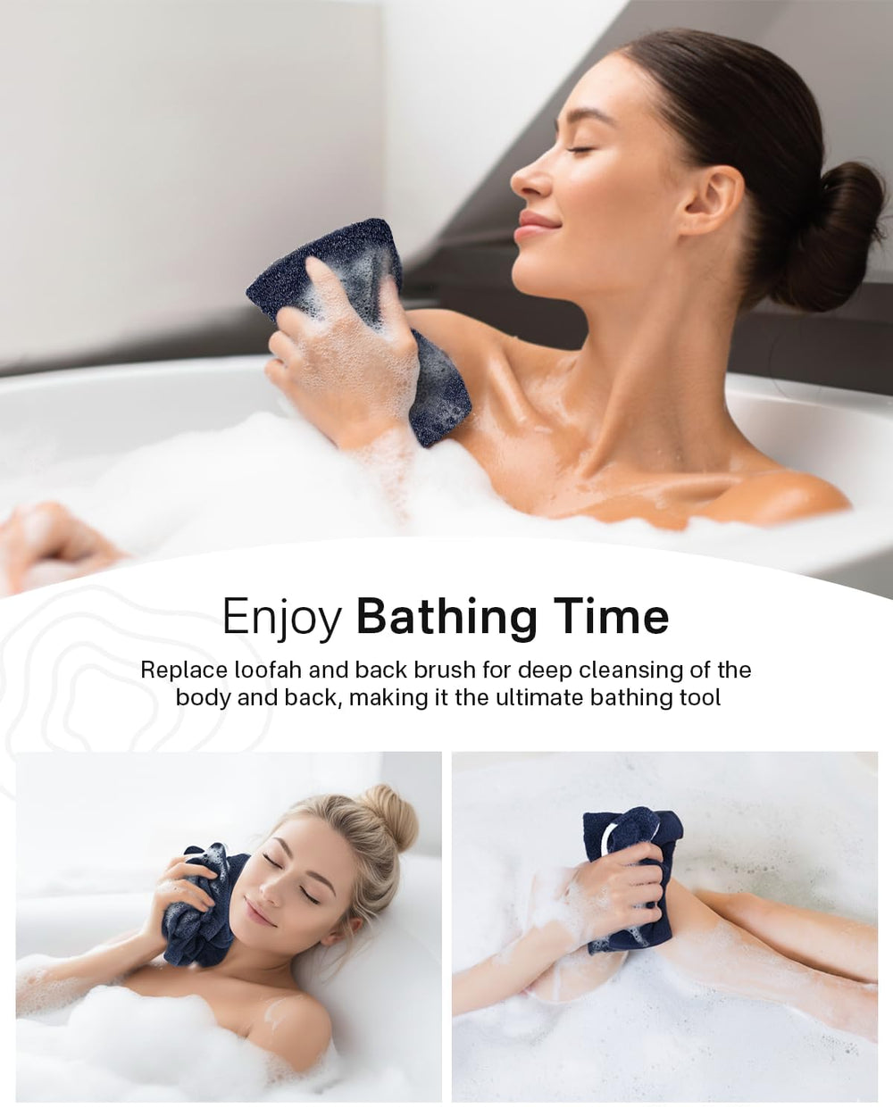 Maillage à séchage rapide Yiclick, pratique après chaque douche.