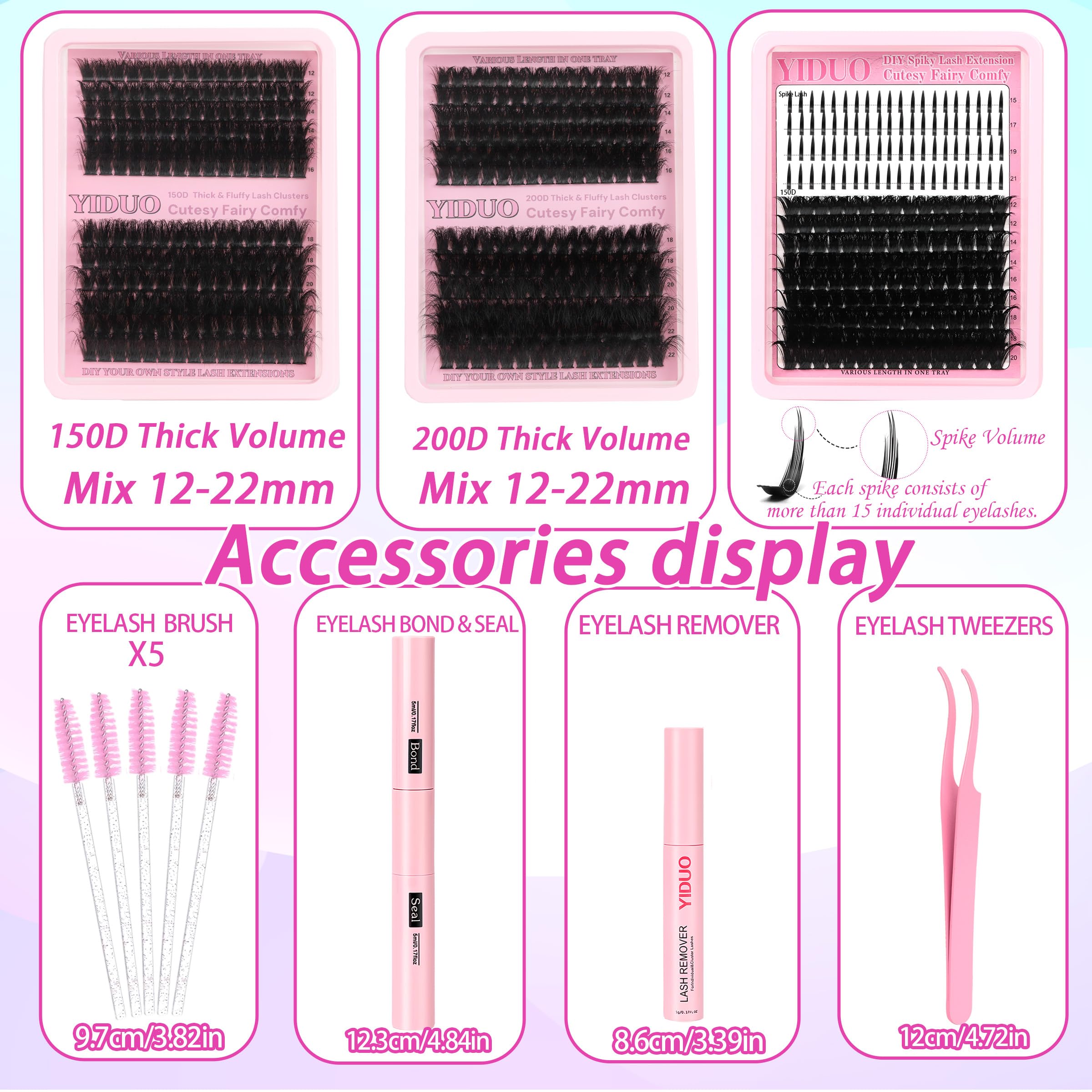 YIDUO lash bond and seal 10ml for secure, long-lasting wear