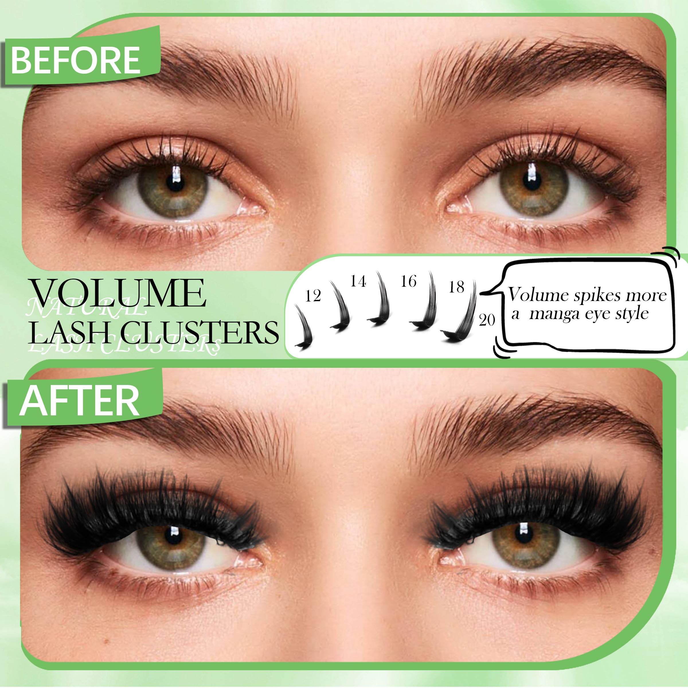 YIDUO brosse double tête pour cils et sourcils.