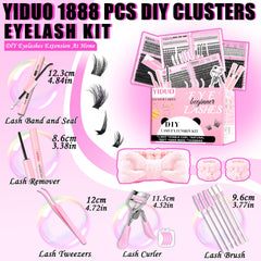Extensions clusters volume manga 40D-60D-80D pour effet volumineux