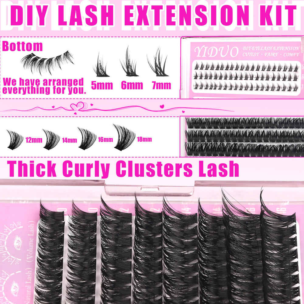 Démaquillant cils YIDUO pour retirer les extensions avec douceur