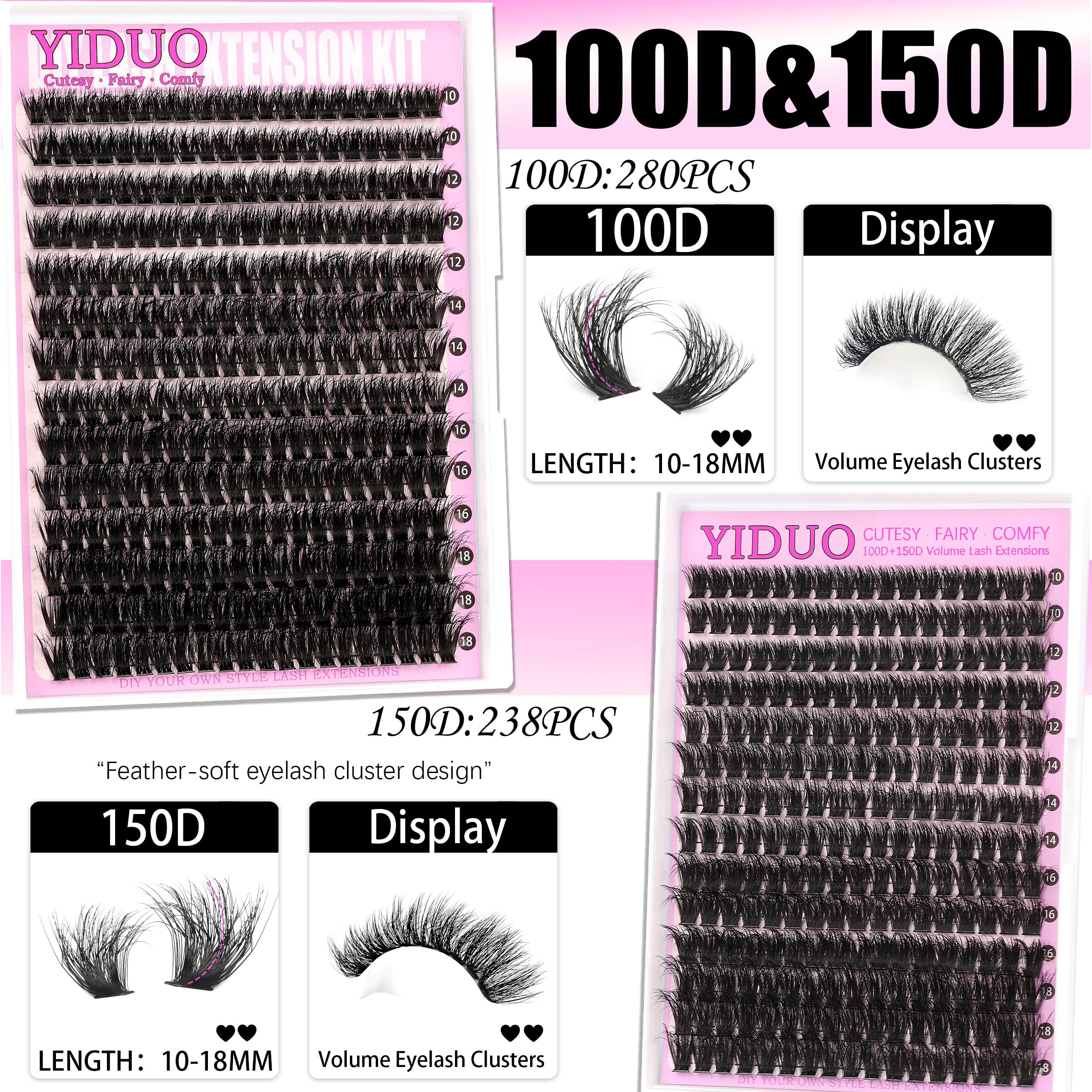 Dissolvant YIDUO pour retirer facilement les extensions sans abîmer les cils.