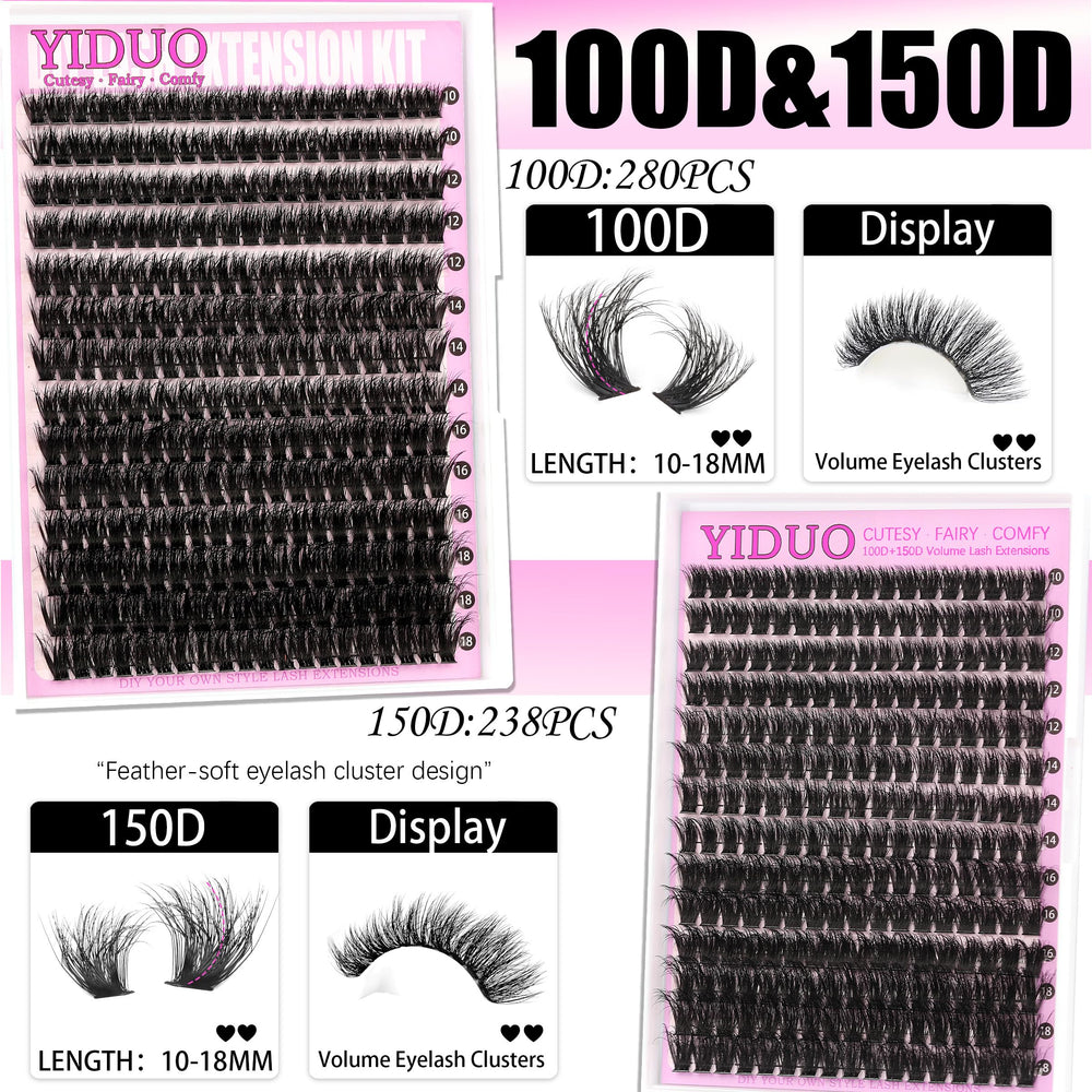 Dissolvant YIDUO pour retirer facilement les extensions sans abîmer les cils.