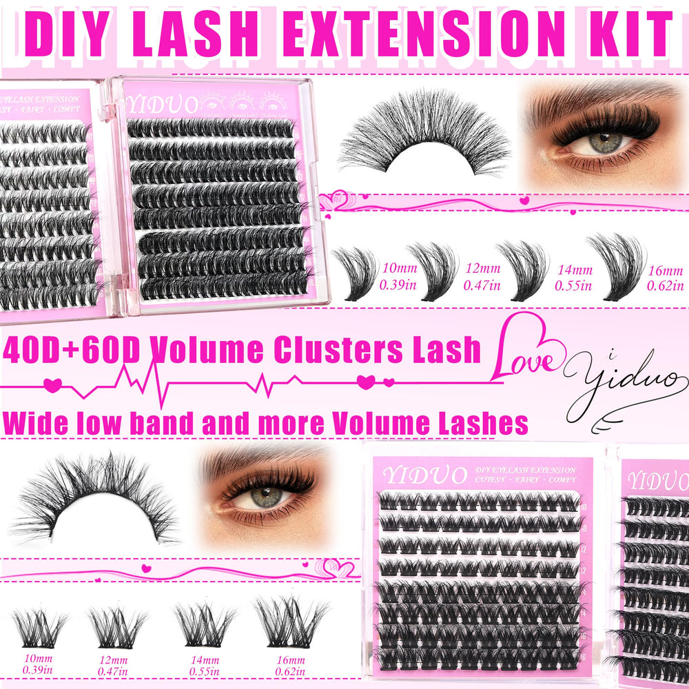 Extensions volume 40D/60D offrent un regard plus fourni et élégant.
