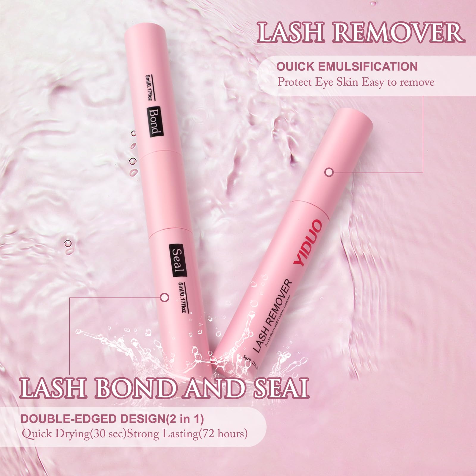 Boîte du kit cils YIDUO en premier plan
