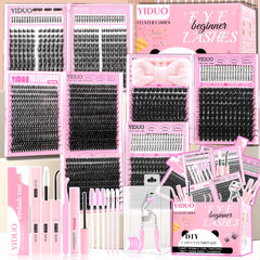Kit YIDUO extensions cils avec 8 modèles pour différents looks