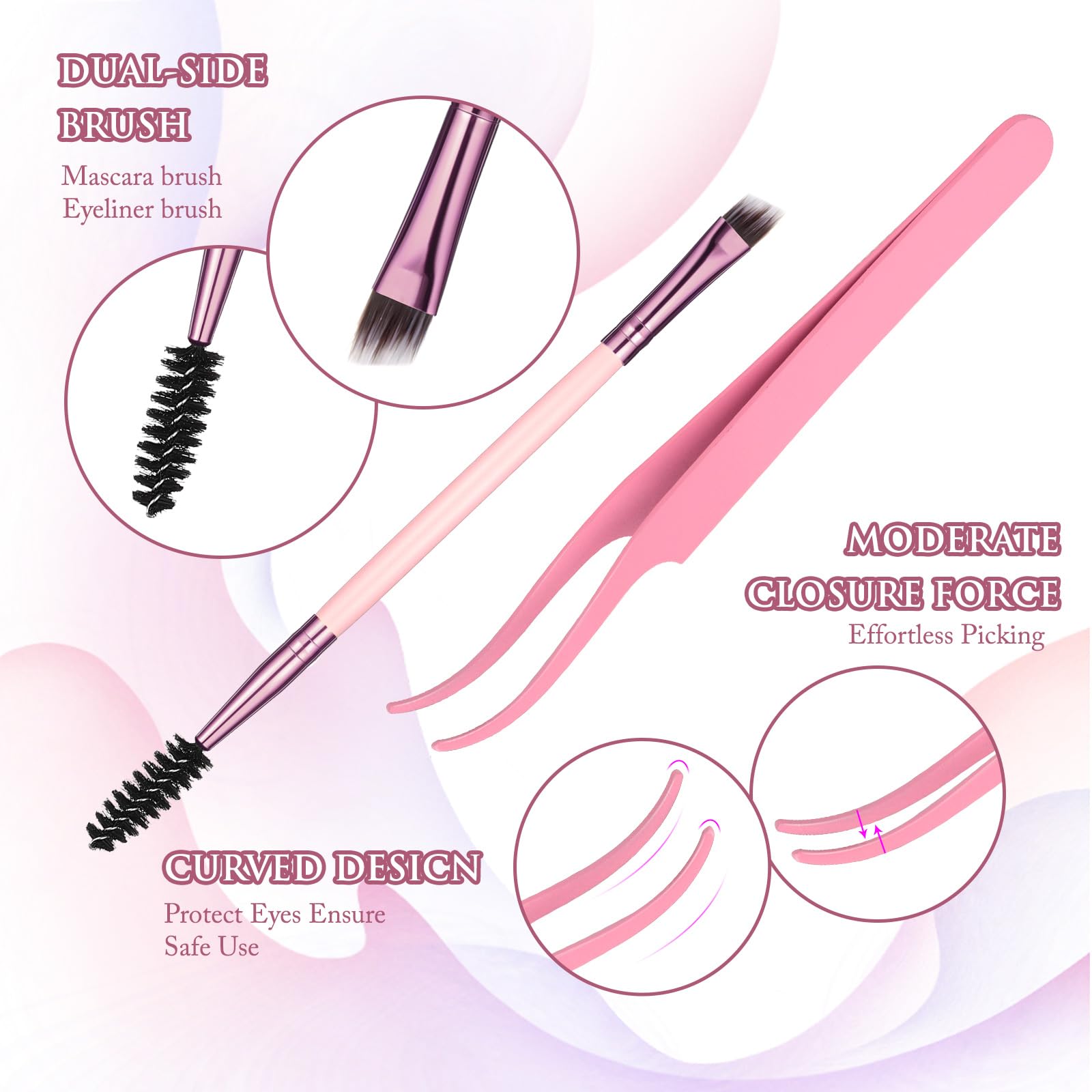 Démonstration d utilisation du kit YIDUO cils pour un rendu naturel