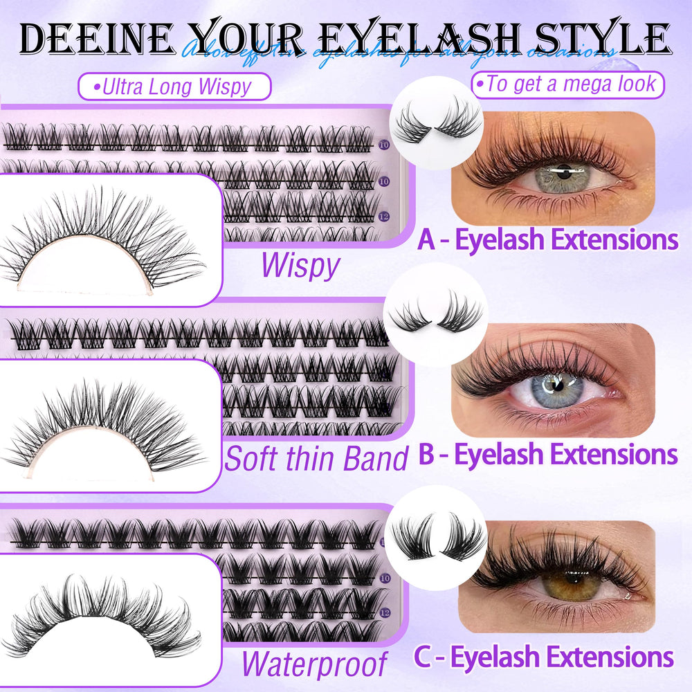YIDUO YlDUO Fairy style clusters for soft, romantic volume