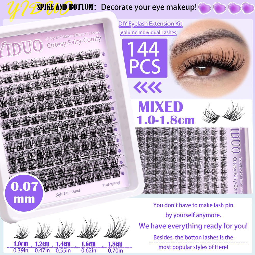 YIDUO lash remover makes cleanup quick and gentle