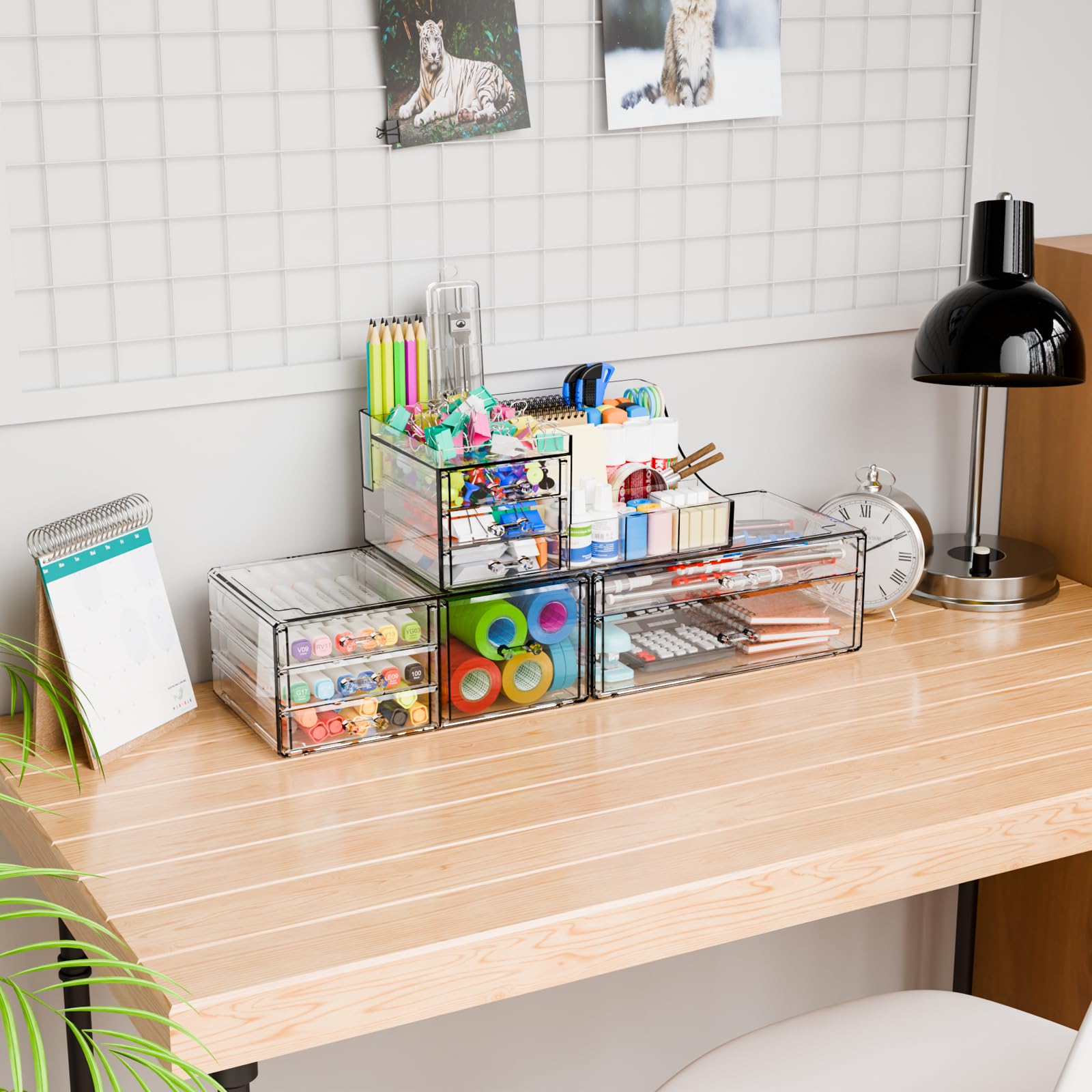 Organisation salle de bain Yieach, parfait pour vanity et table de toilette.