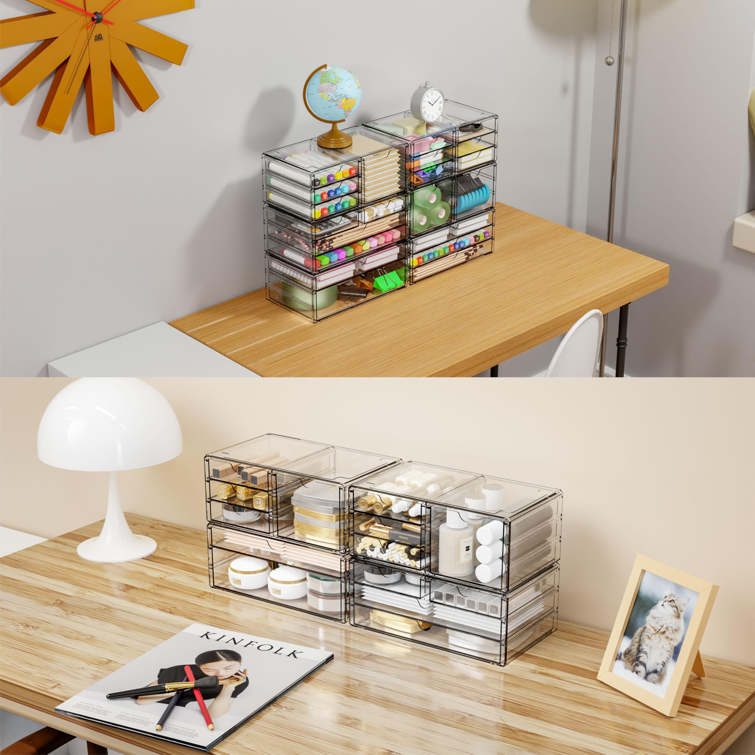 Rangement polyvalent Yieach pour cuisine, armoire et bureau
