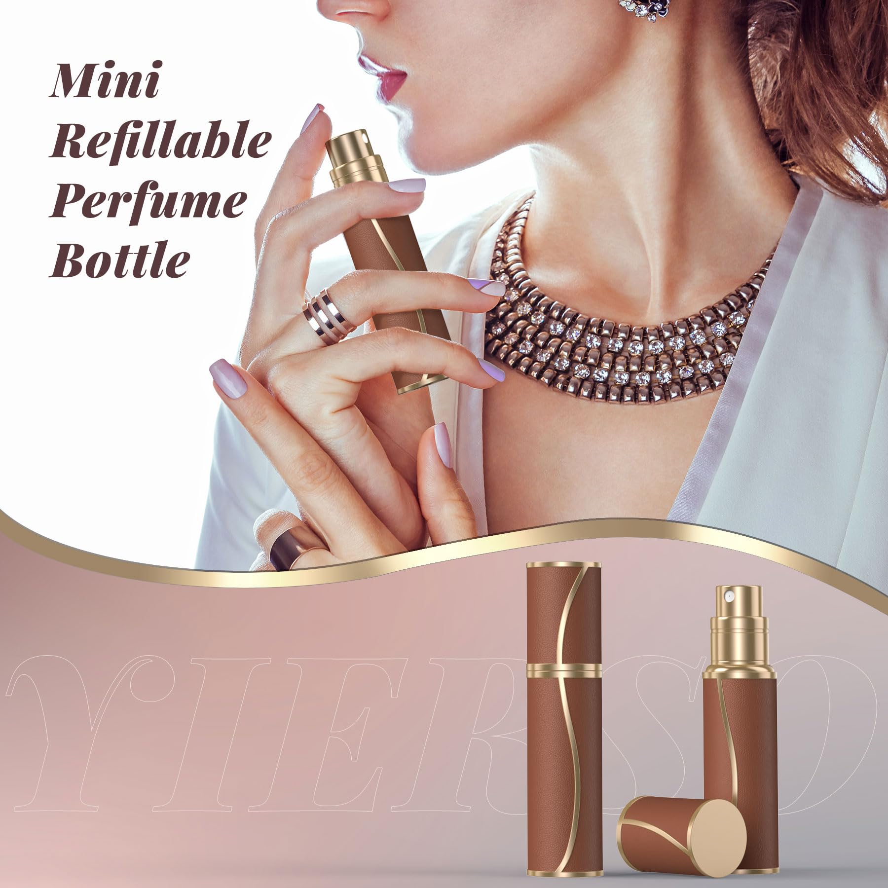 Buse nano et brume ultra-fine pour YIERSO, utilisation précise du parfum en déplacement.