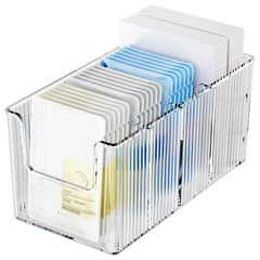 YIEZI Organisateur maquillage en acrylique, vue d'ensemble, rangement clair et élégant.