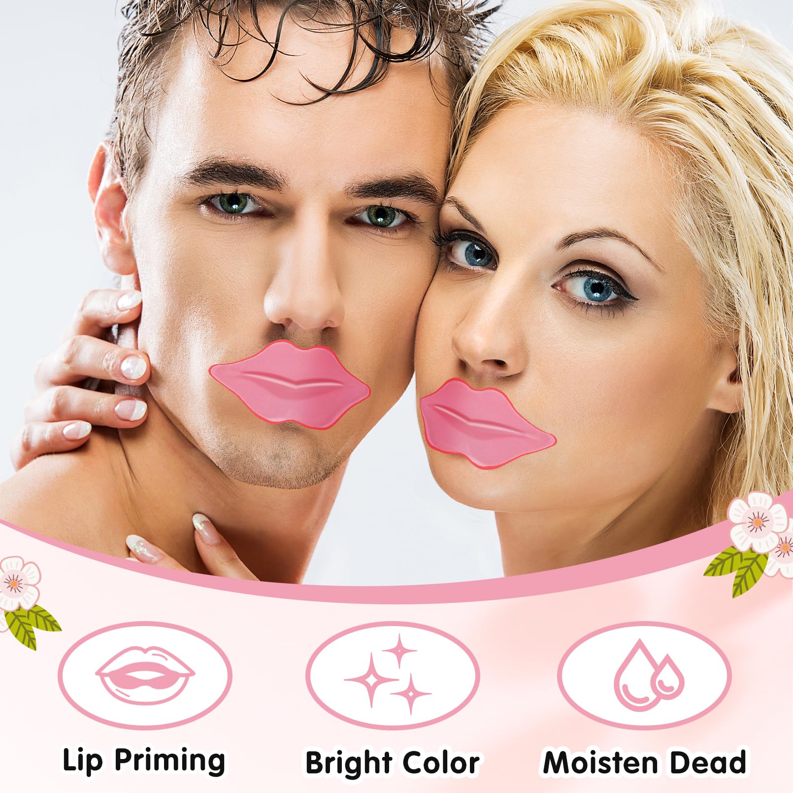 Absorption douce du masque lèvres Yihurlm pendant l’application.