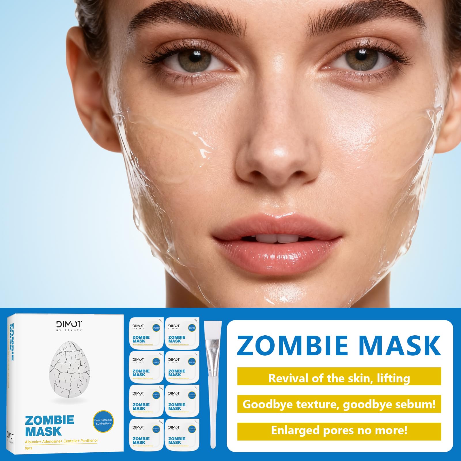 En 15 minutes, YIKESHU Zombie purifie et rafraîchit la peau.