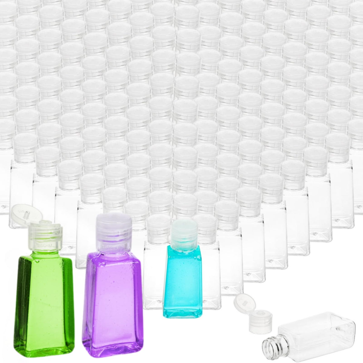 Bouteilles de voyage YIMITEE 30 ml transparentes pour une identification rapide du contenu