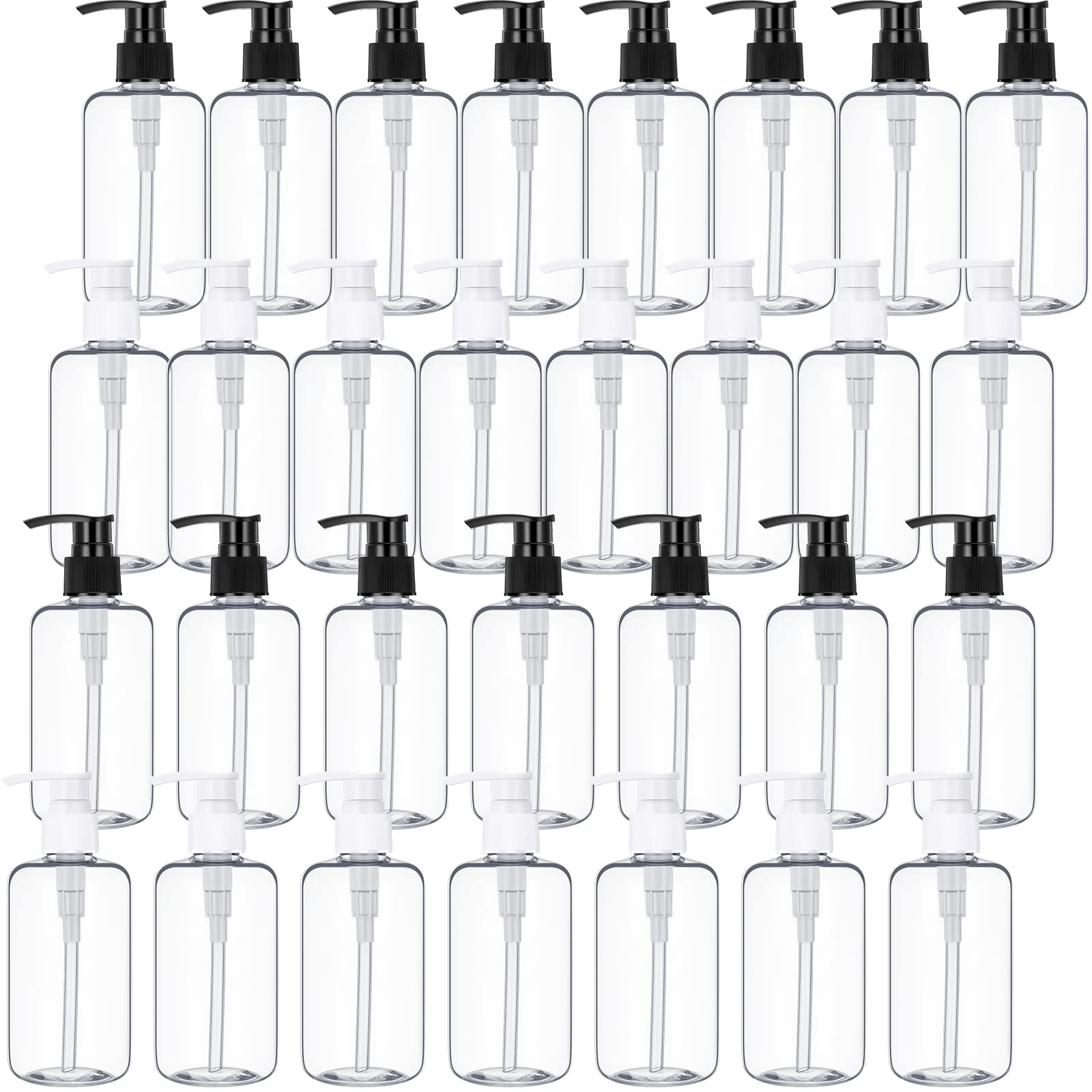 Yinder ensemble de 30 bouteilles pompe, pratique pour voyage et rangement.