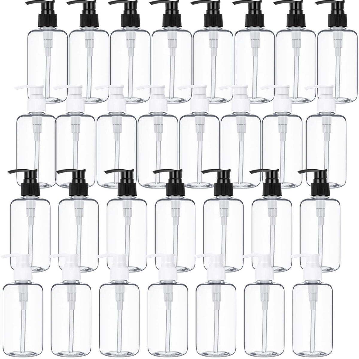 Yinder ensemble de 30 bouteilles pompe, pratique pour voyage et rangement.
