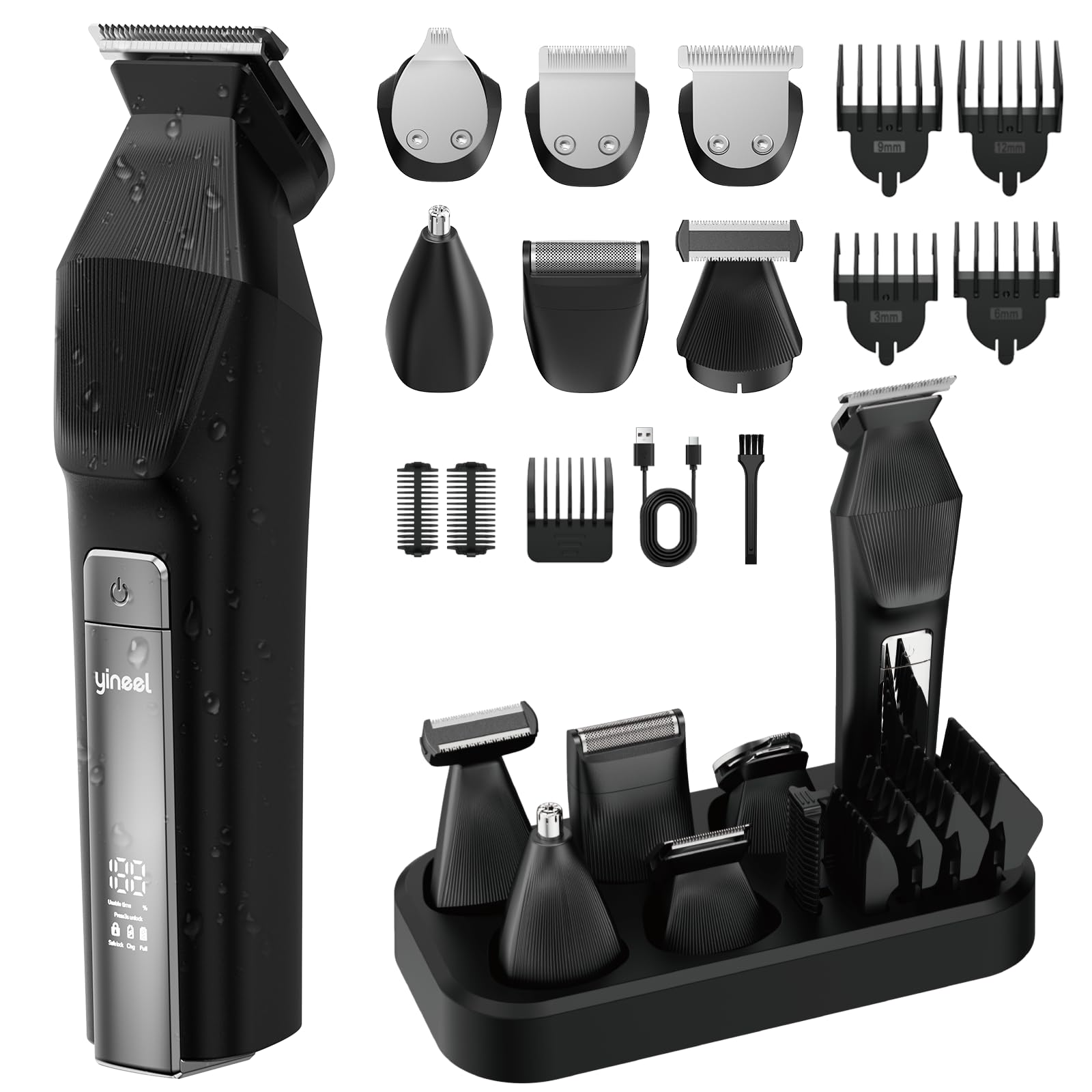 Kit Yineel HC600 ensemble de soin pour homme, pratique et polyvalent.