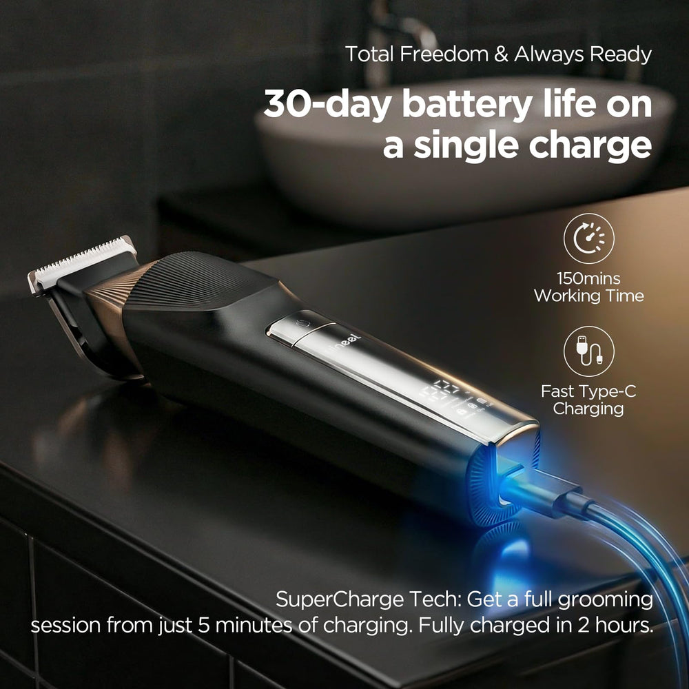 Utilisable sous la douche grâce à sa conception étanche et lavable.