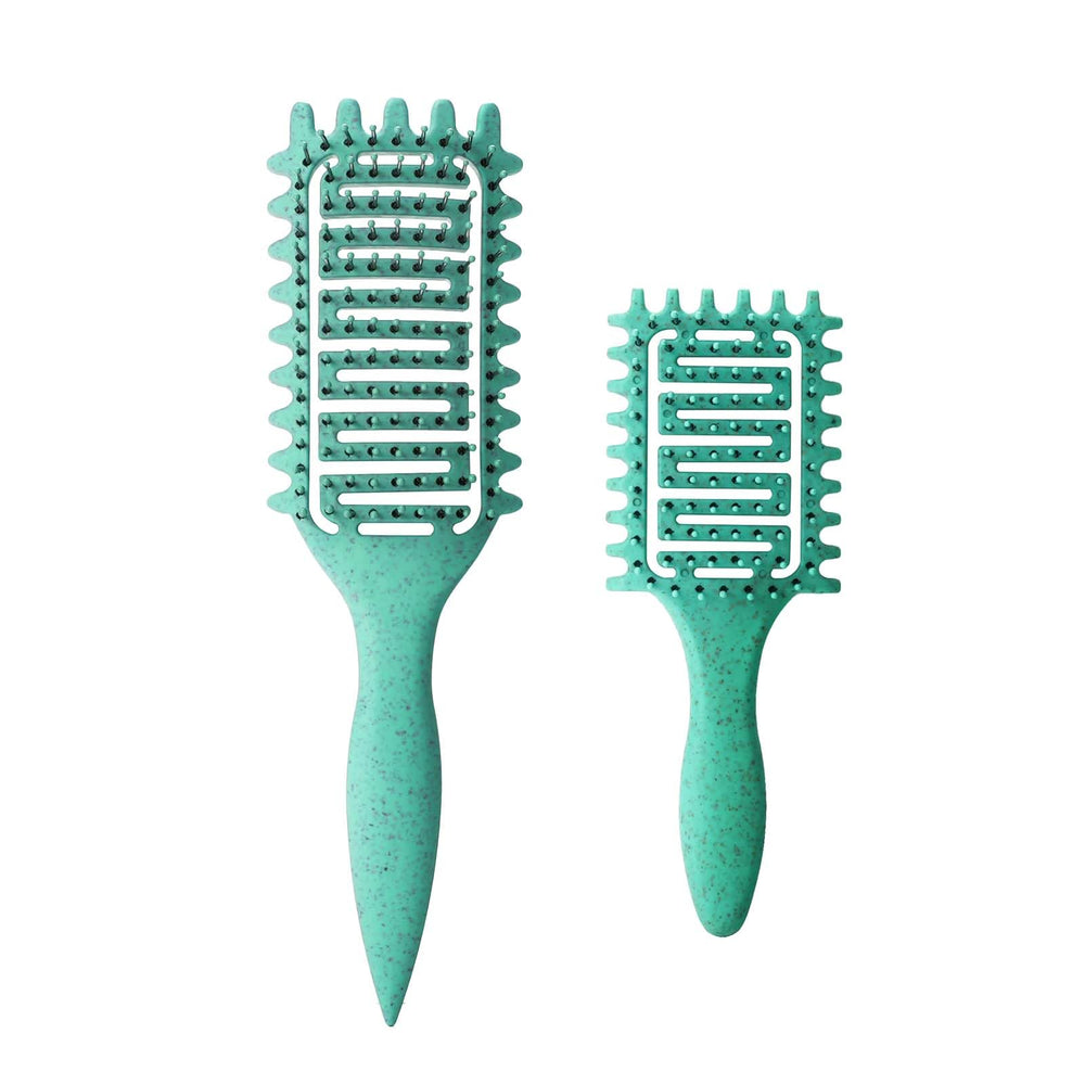 Brosse Yingbtr définisseur de boucles à poignée ergonomique pour un coiffage précis et confortable.