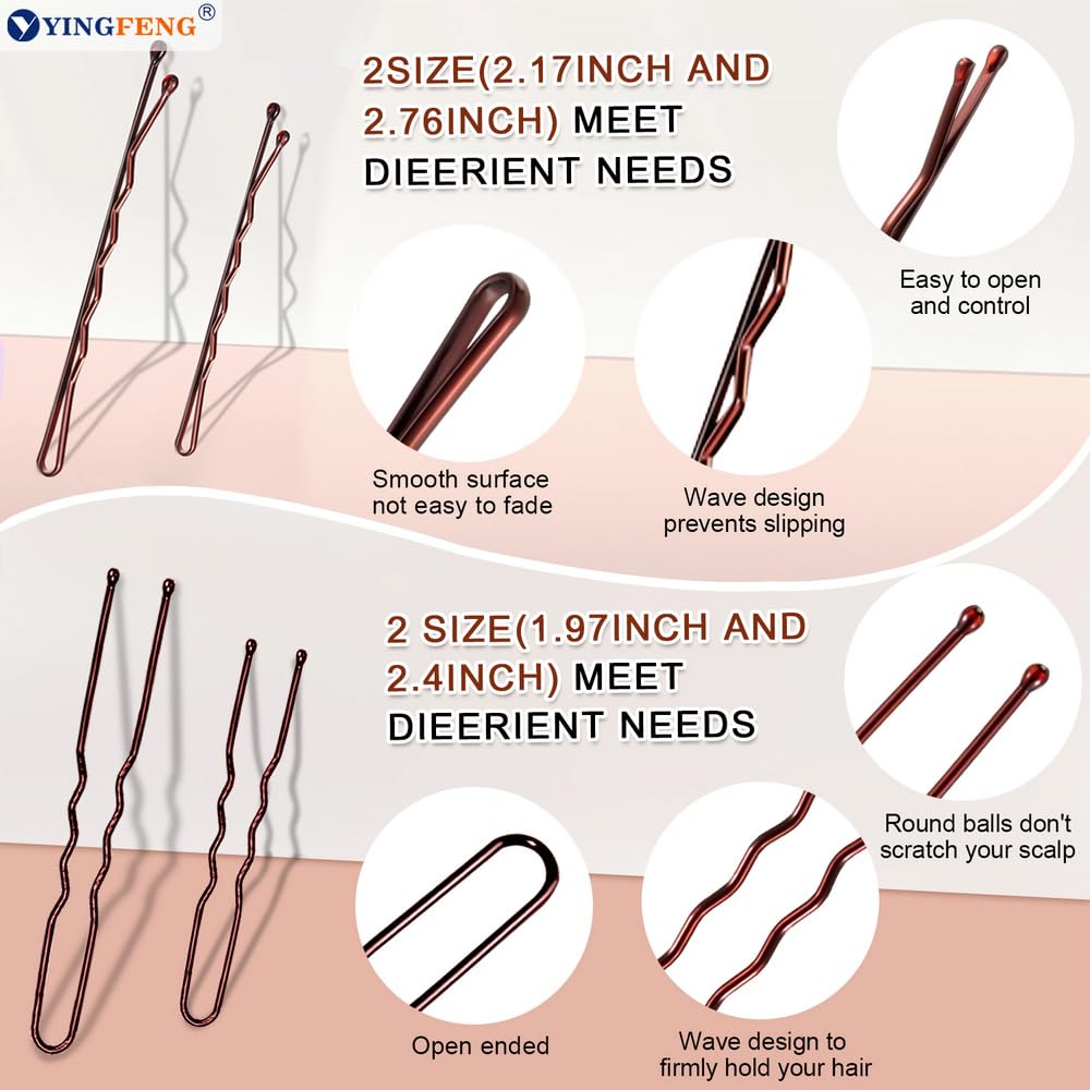 Bandes élastiques pour cheveux YingFeng maintien sûr et flexible.