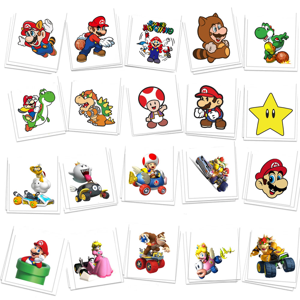 Yingxiang tatouages pour enfants, ensemble cartoon 60 pièces, parfait pour les fêtes.