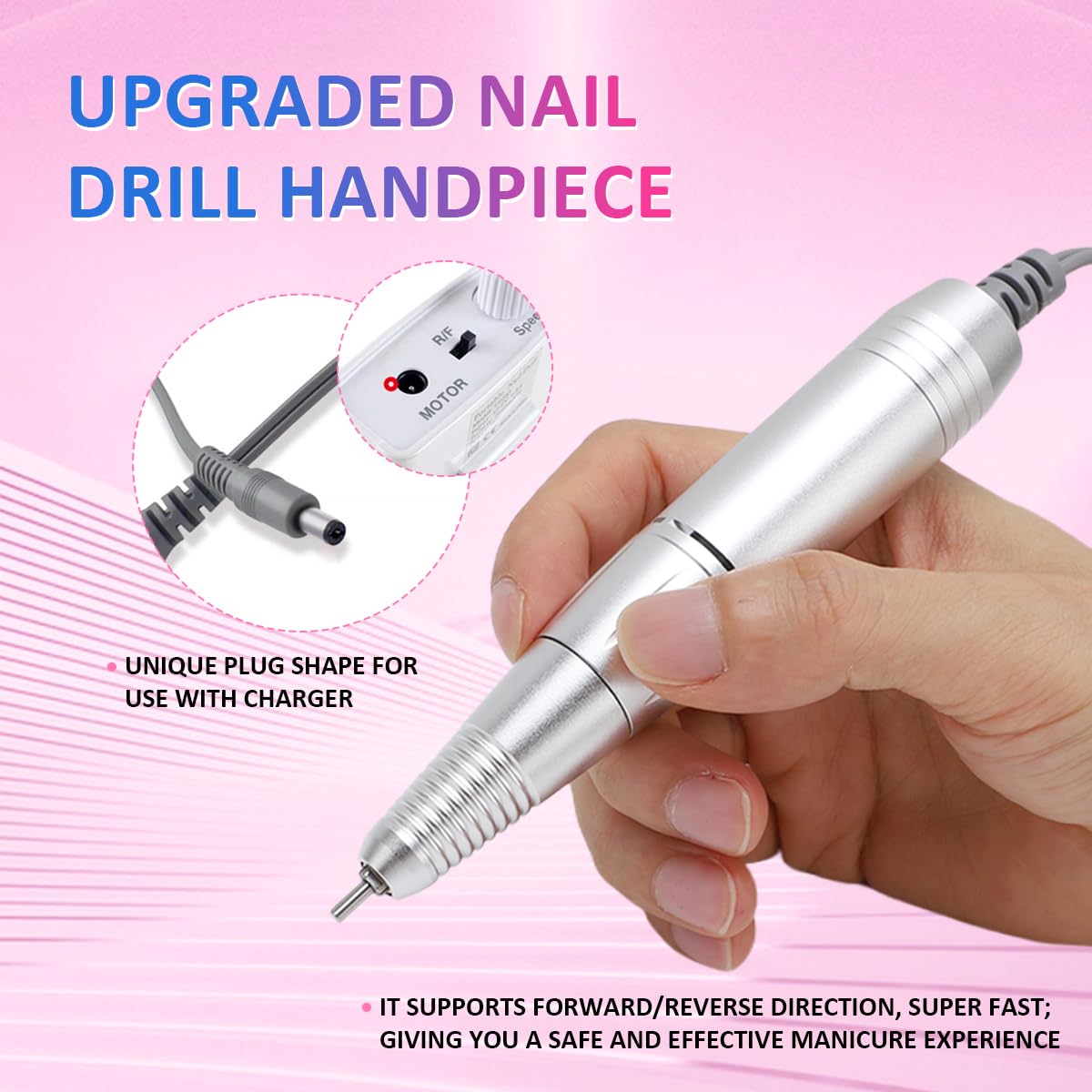 Yinhing-tete-perce-ongles-remplacement-simple pour changer rapidement l'embout