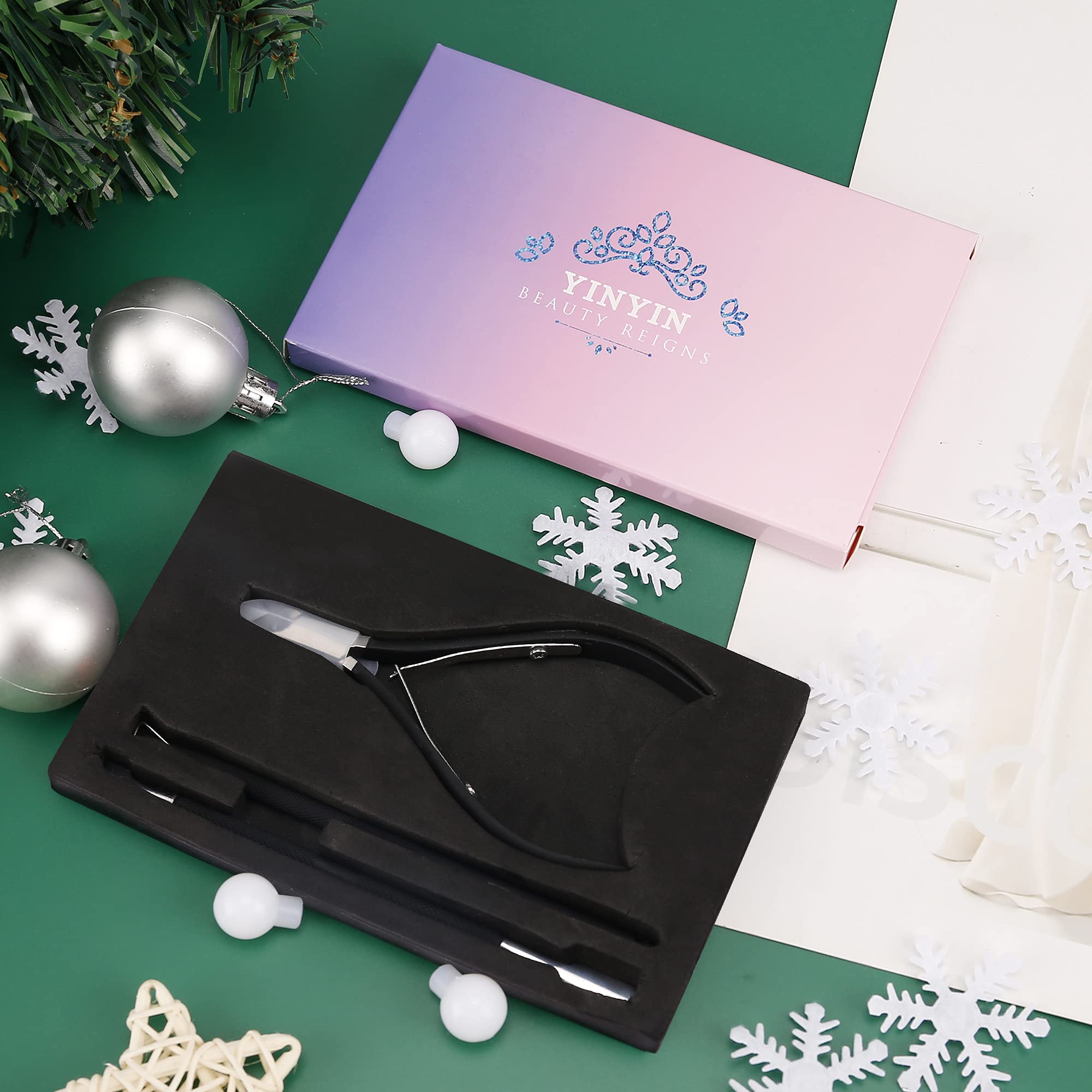 Accessoire portable YINYIN noir, pratique pour voyage et routine.