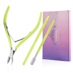 YINYIN ciseaux-cuticule vert — précision professionnelle pour les cuticules.