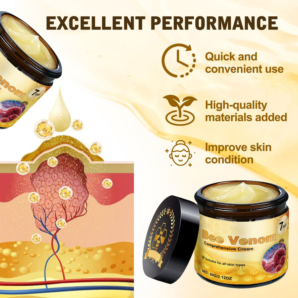YIVANNUO Crème Venin d’Abeille – formule adaptée aux peaux sensibles.