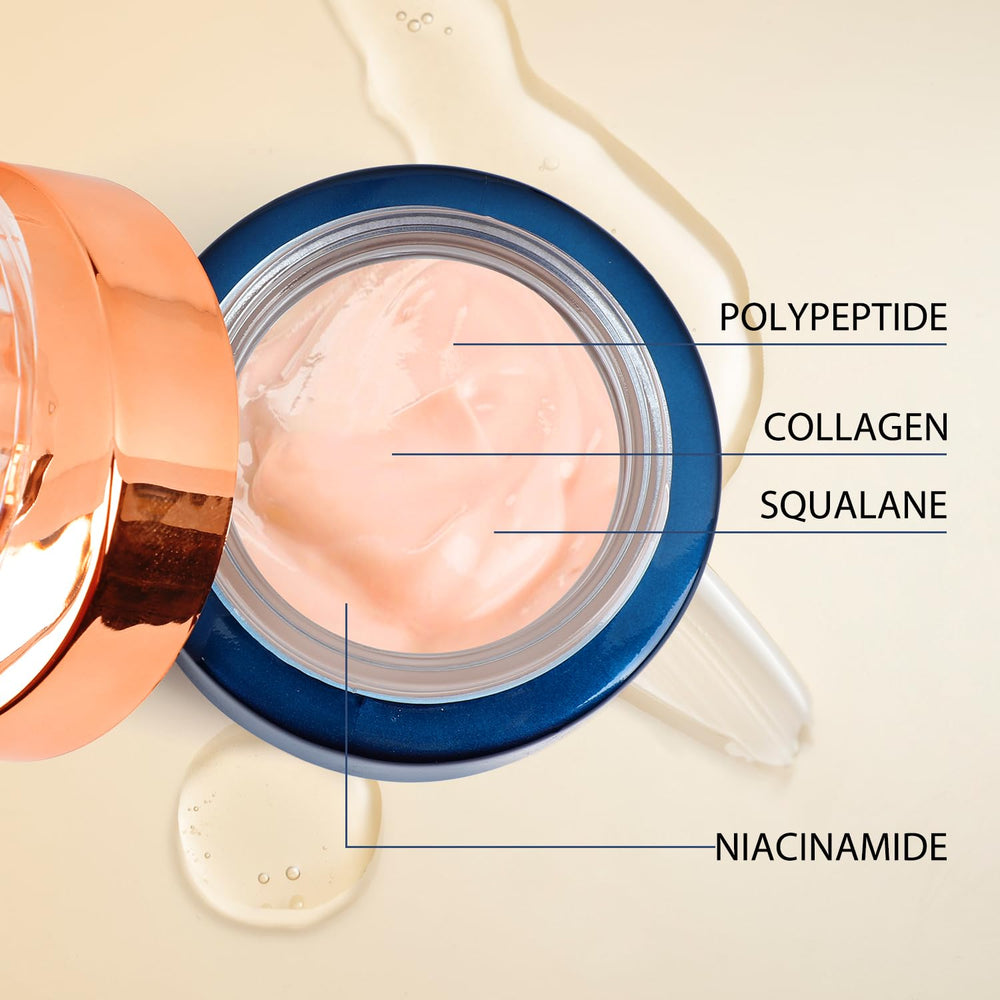 YIVANNUO Crème application facile sur le visage et le cou.