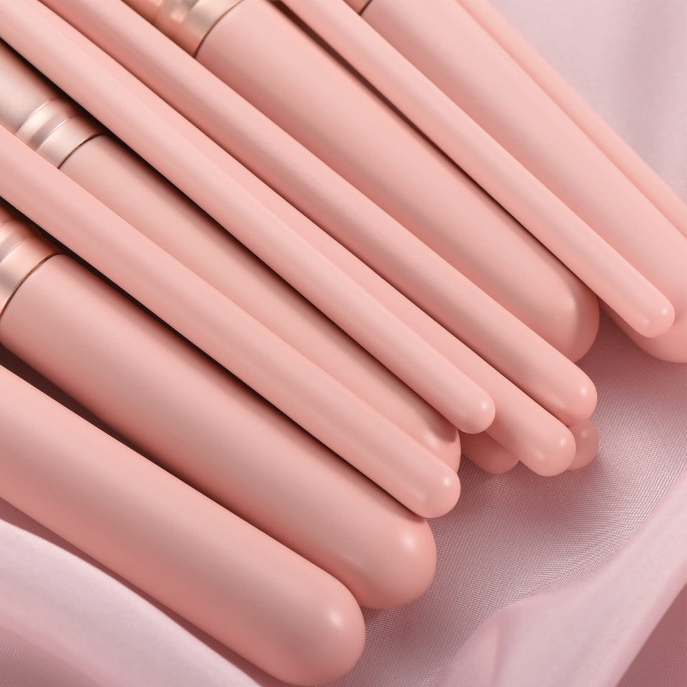 Pinceau yeux YJ-Anyue rose pour une application précise des ombres.