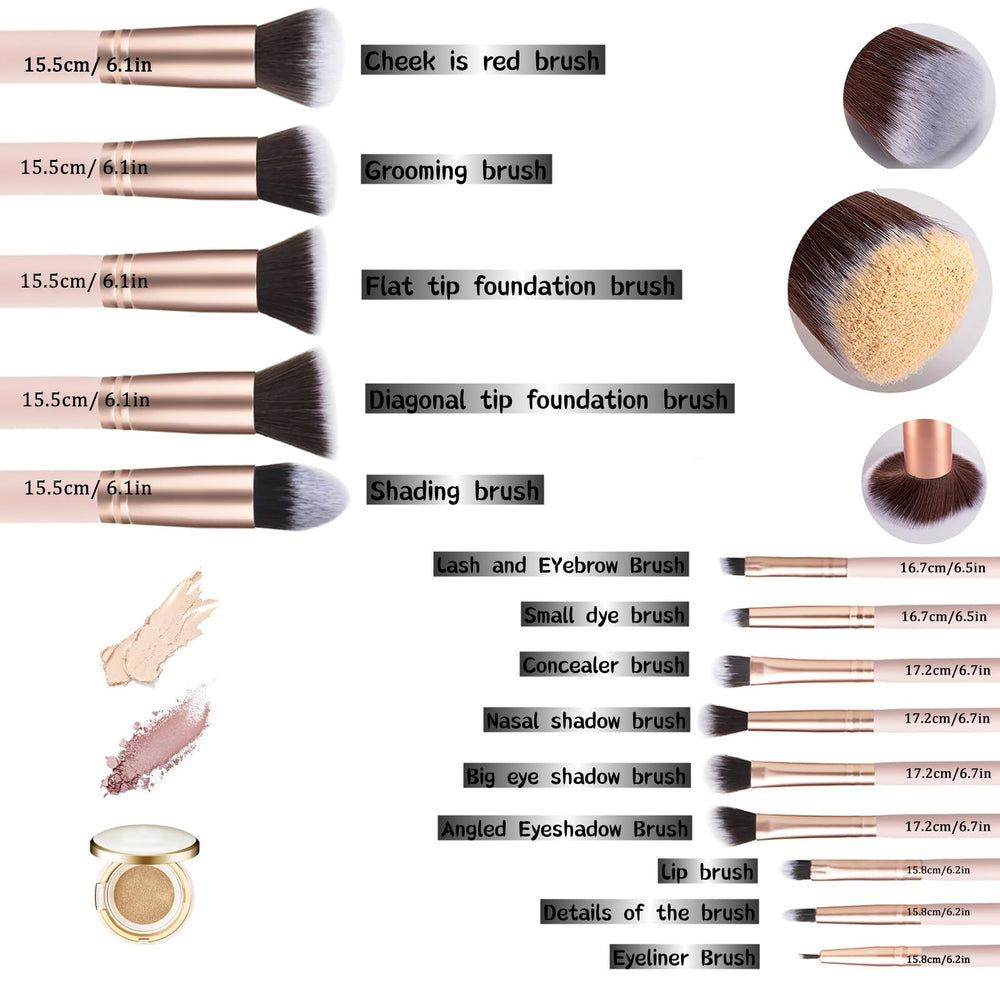 Pinceau correcteur YJ-Anyue rose pour corriger les imperfections ciblées.