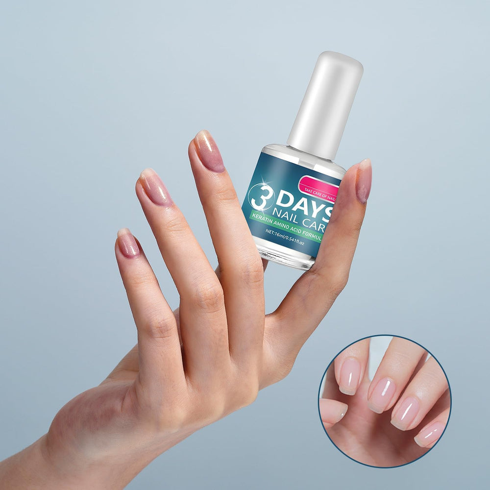 YJW 3 Jours – formule botanique apaisante pour nourrir cuticules et ongles.