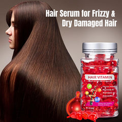 YKJHCSL PodaFu capsules cheveux : huile nourrissante pratique pour lissage léger.