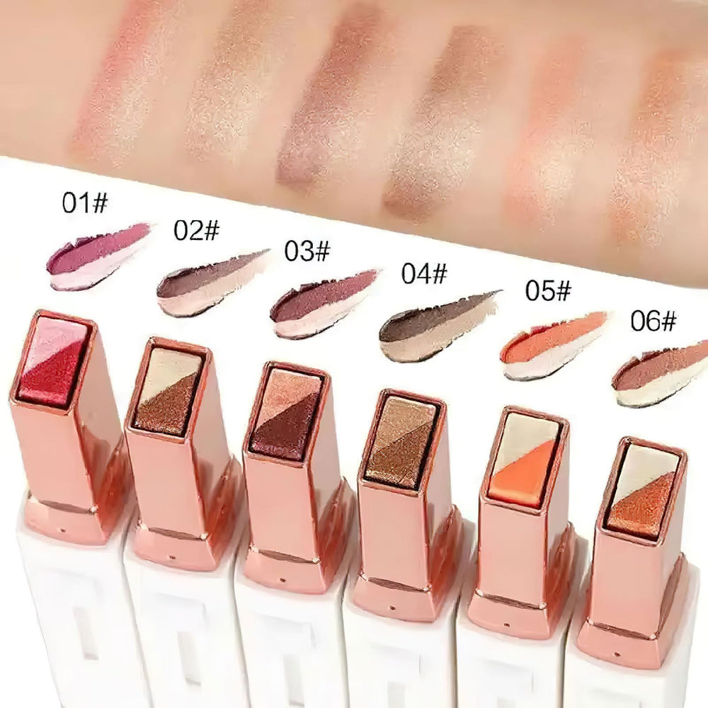 Ylapagne ombre-stick gradient pailleté rose pour un effet glamour
