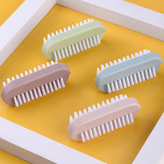 Brosse Ylijxqc double-face kaki, pratique pour enlever saletés sous les ongles.