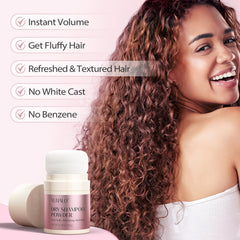 YLNALO poudre sèche absorbe l’huile et rafraîchit les racines en un instant