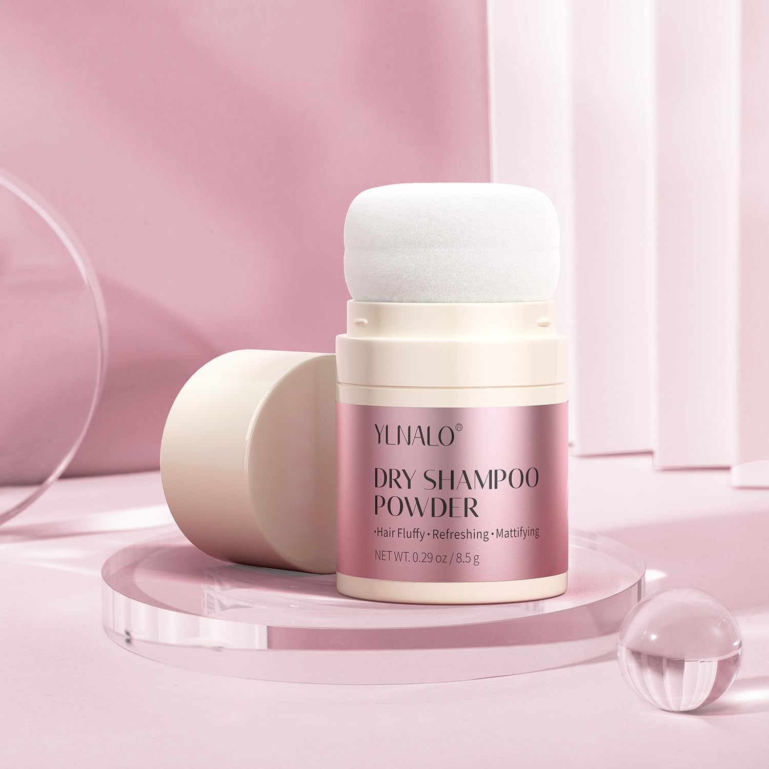 YLNALO poudre sèche sans trace blanche, look propre et naturel