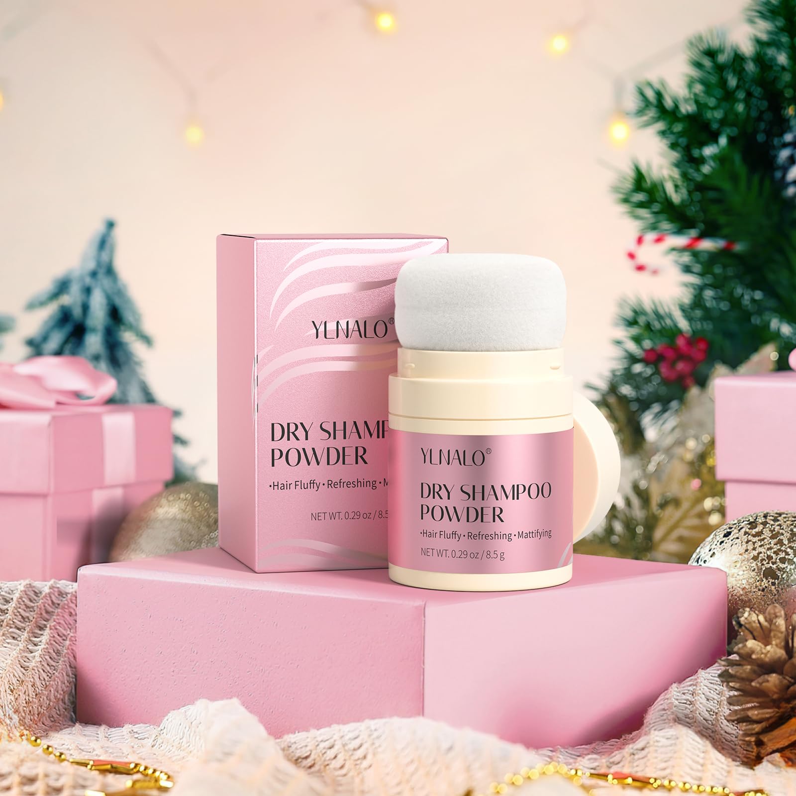 YLNALO poudre sèche vegan et non testé sur animaux