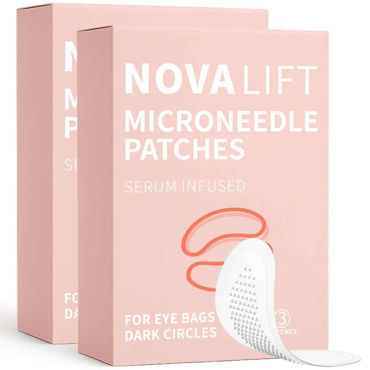 Novalift patches yeux : application facile et fixation sûre pour une utilisation rapide