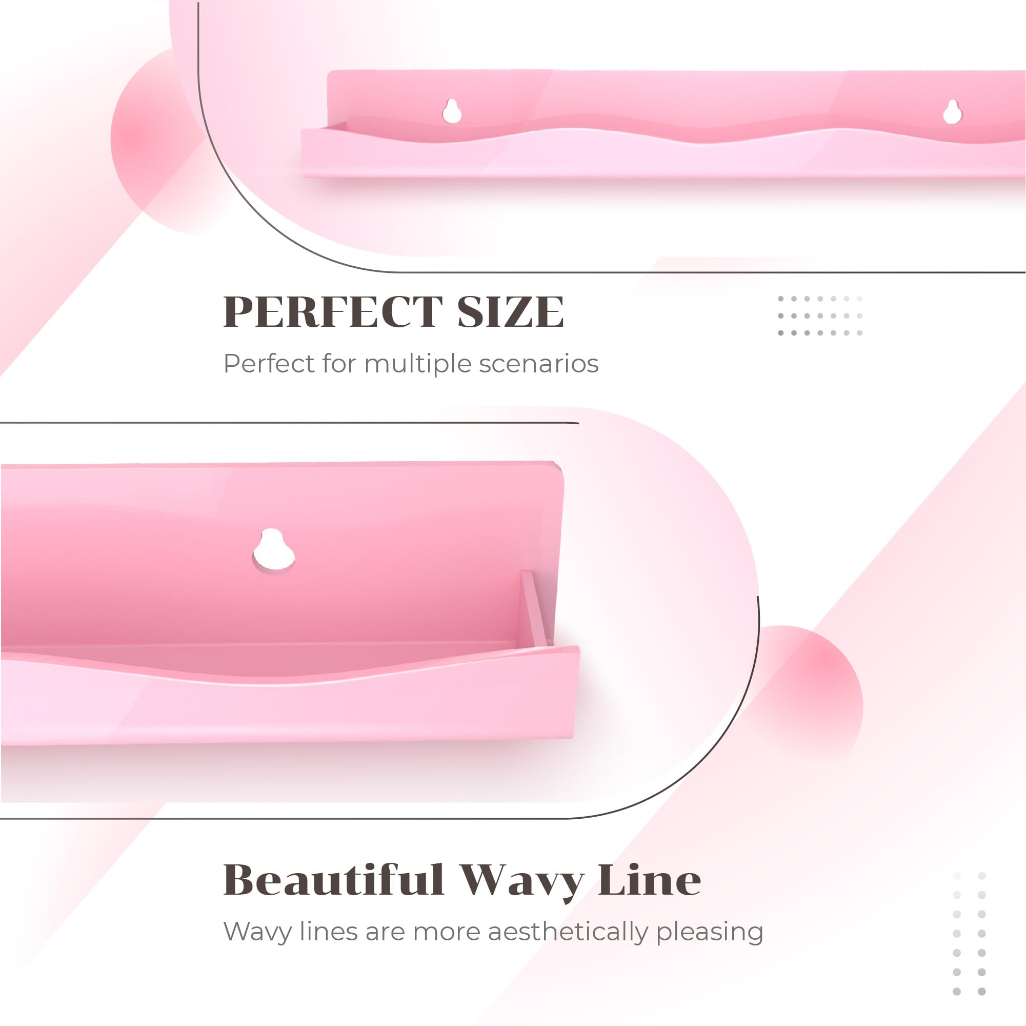 YMVV affiche vernis rose pâle pour salon ou boutique.