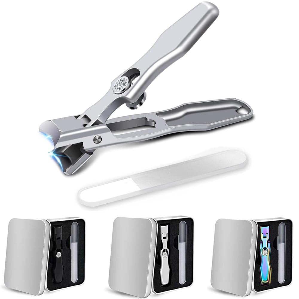 MightyClip ciseaux à ongles avec ouverture large pour ongles épais.