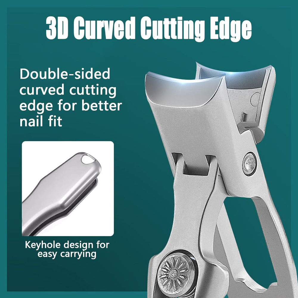 MightyClip, design anti-projections, réduit les éclats de coupe.