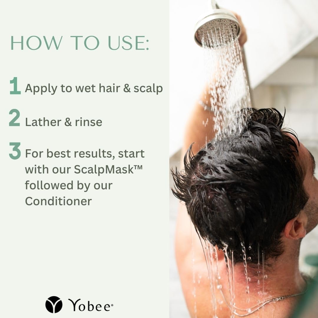 Yobee shampoing-sans-sulfates, formule douce et adaptée famille.